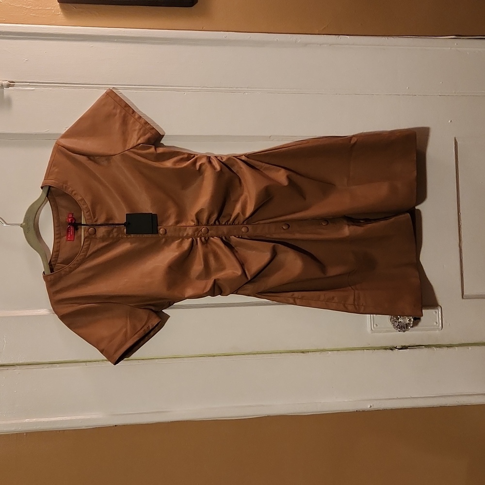 N:PHILANTHROPY VEGAN LEATHER DRESS SIZE MEDIUM  NWT